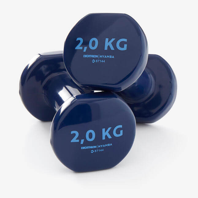 Nyamba dumbbell set Decathlon