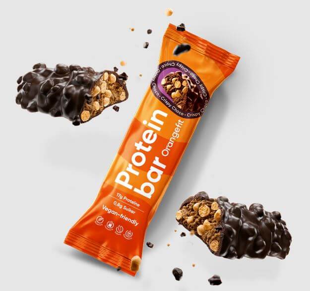 Vegan Protein bar van orangefit